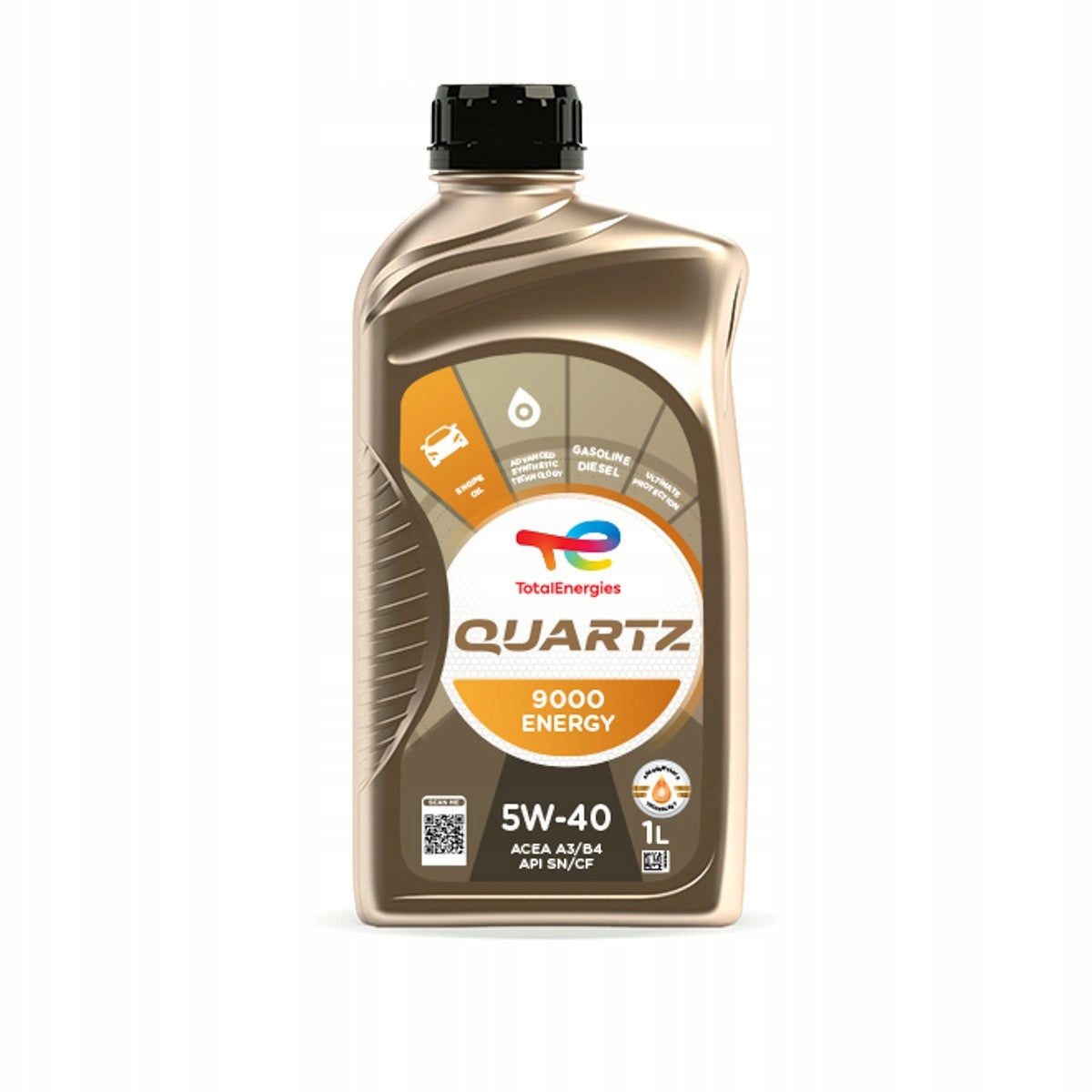 Total Quartz 9000 Energy 5W40 6L Synthetic Motor Oil Manufacturer code 1073