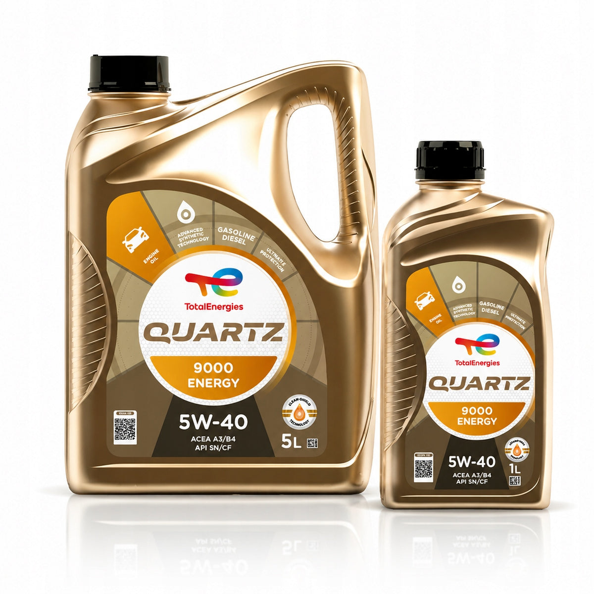 Total Quartz 9000 Energy 5W40 6L Synthetic Motor Oil