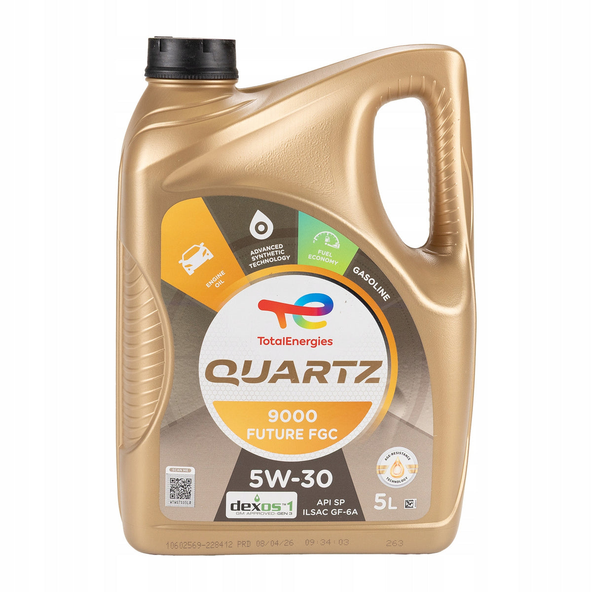 Total Quartz 9000 Future FGC 5W-30 5L 228412 engine oil