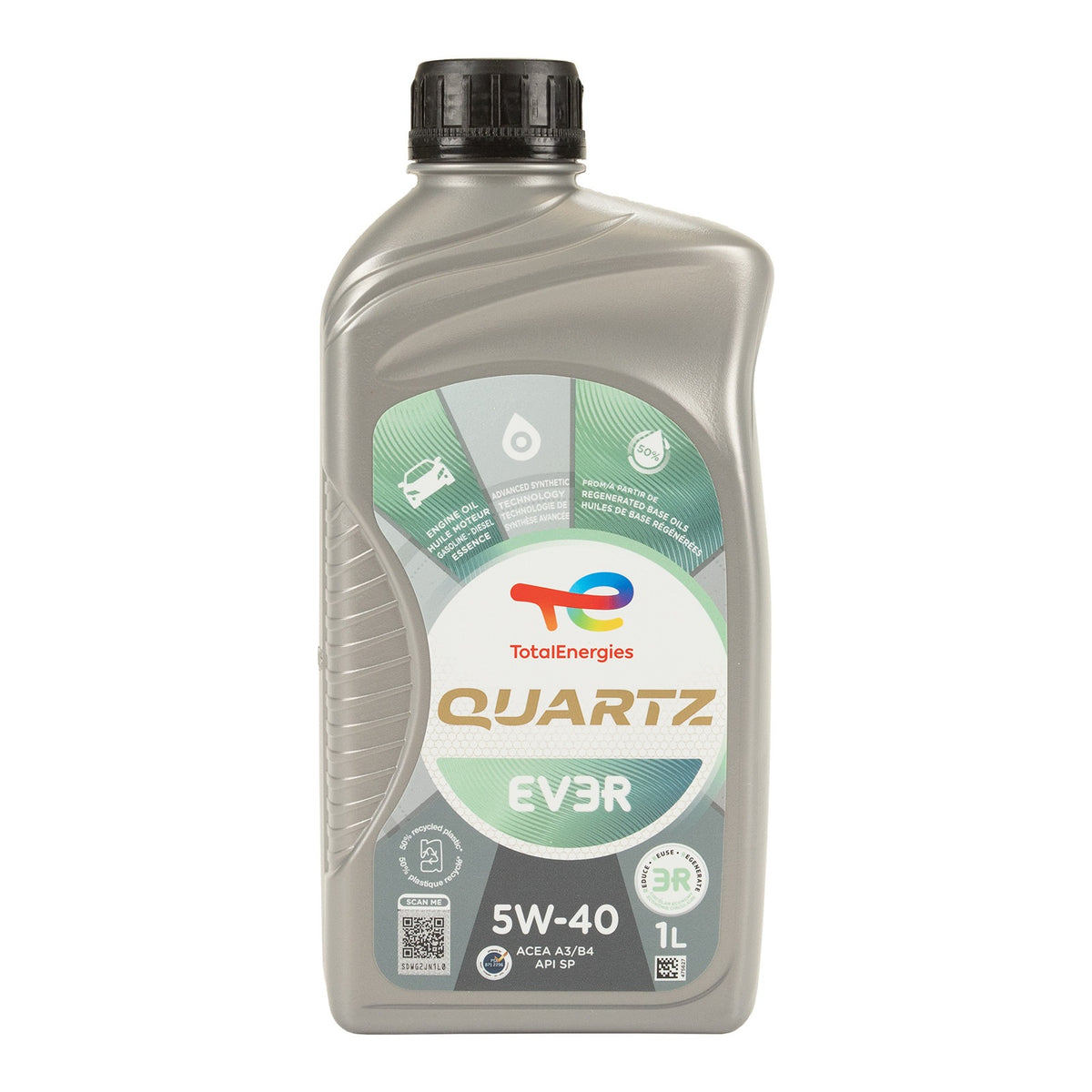 Total Quartz EV3R 5W-40 1L engine oil