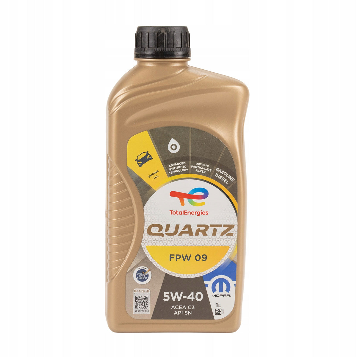 Total Quartz Mopar FPW/09 5W-40 1L 235954 engine oil