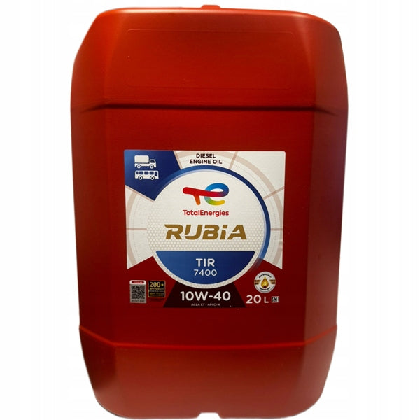 Total Rubia TIR 7400 10W40 20L