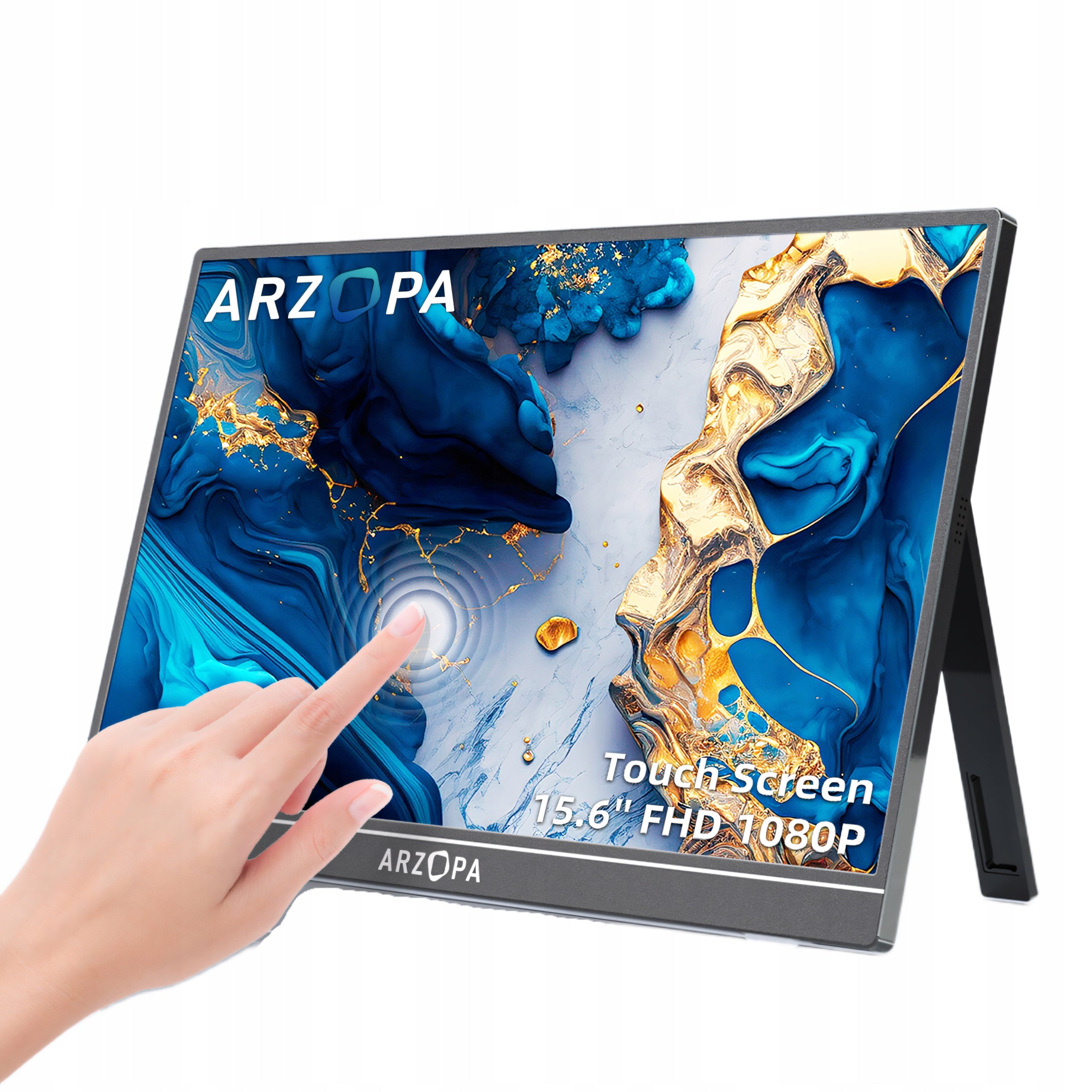 Touch Monitor Portable Arzopa A1 T 15,6" For Laptop Phone USB-C HDMI