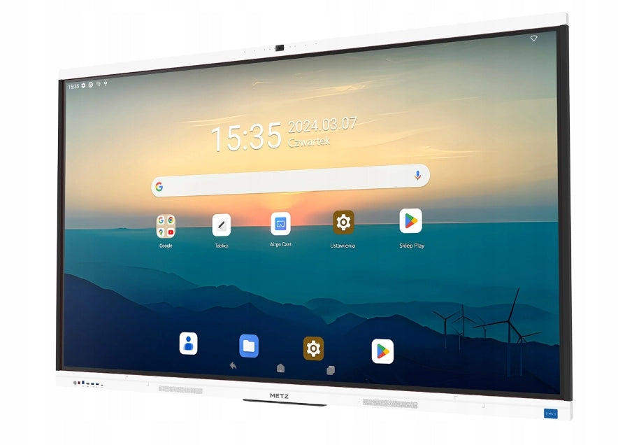 Touch interactive monitor METZ 86SG1 86" 4K DLED Android 16GB/256GB CAM Packaging status original
