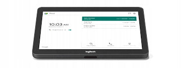 Touch screen Logitech Tap for video conferencing rooms