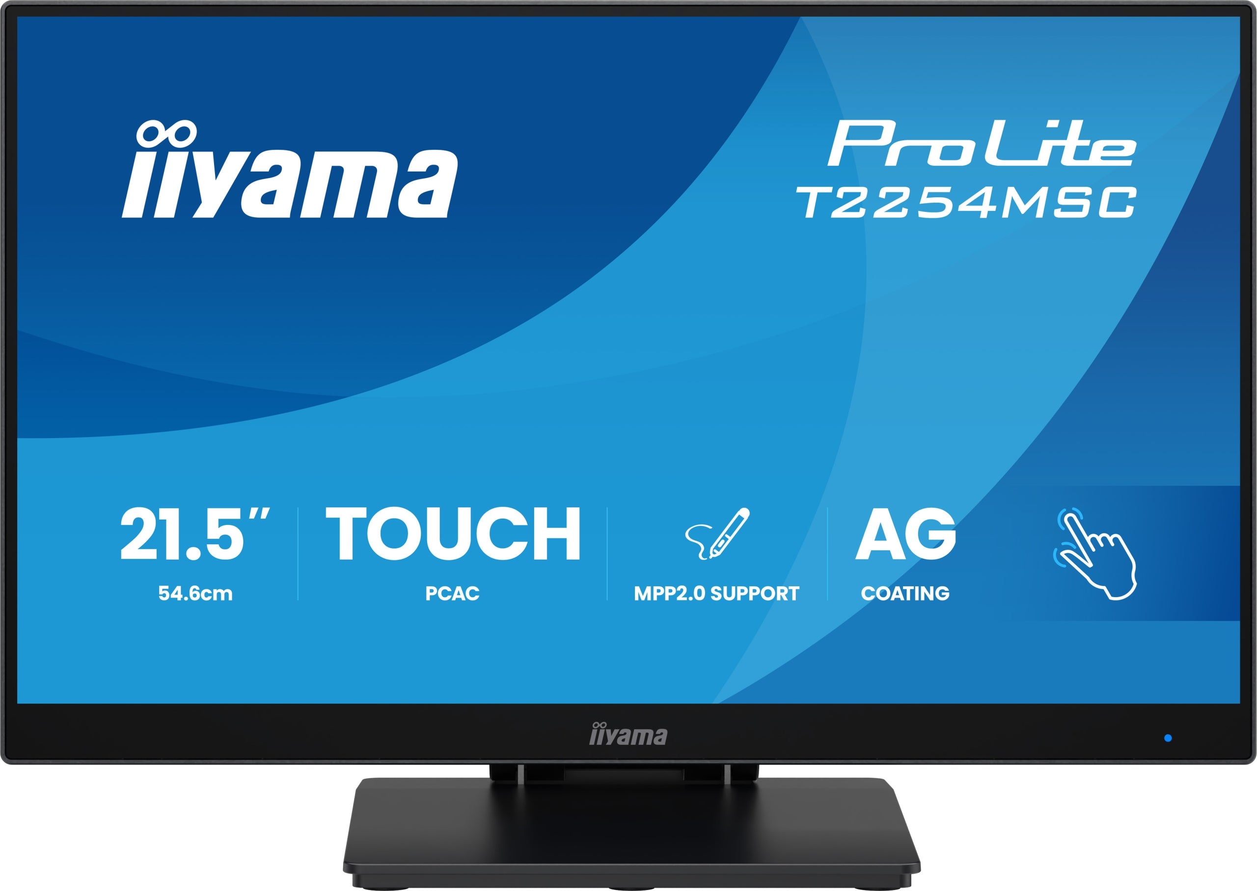 Touchscreen monitor 22 POS iiyama T2254MSC-B2AG FHD 4ms IPS /HDMI DP/ Manufacturer code T2254MSC-B2AG