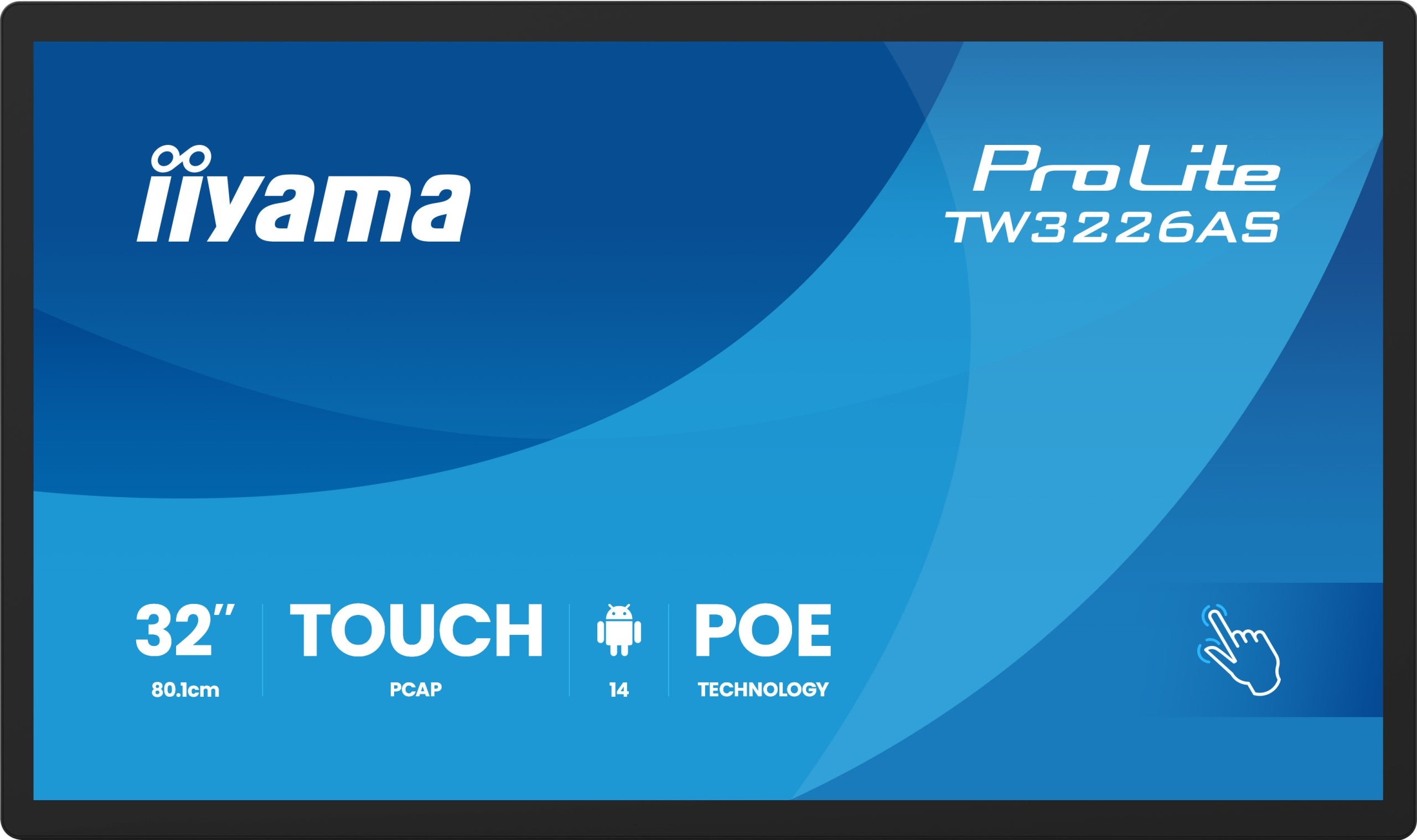 Touchscreen monitor iiyama ProLite TW3226AS-B3P 32, Android 14, PoE, microphone,