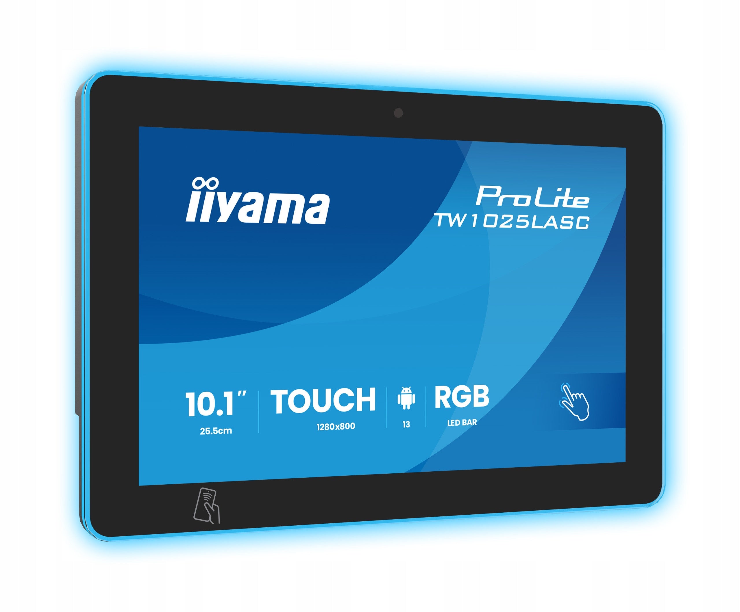 Touchscreen monitor iiyama TW1025LASC-B3PNR 10 Android 13, POE, NFC/RFID, LED Packaging status original