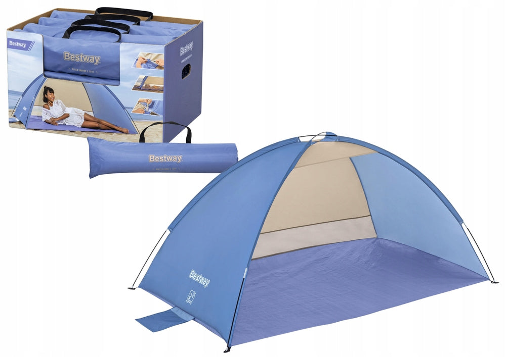 Tourist Beach Tent 200 x 120 x 95cm Bestway 68105 Color blue