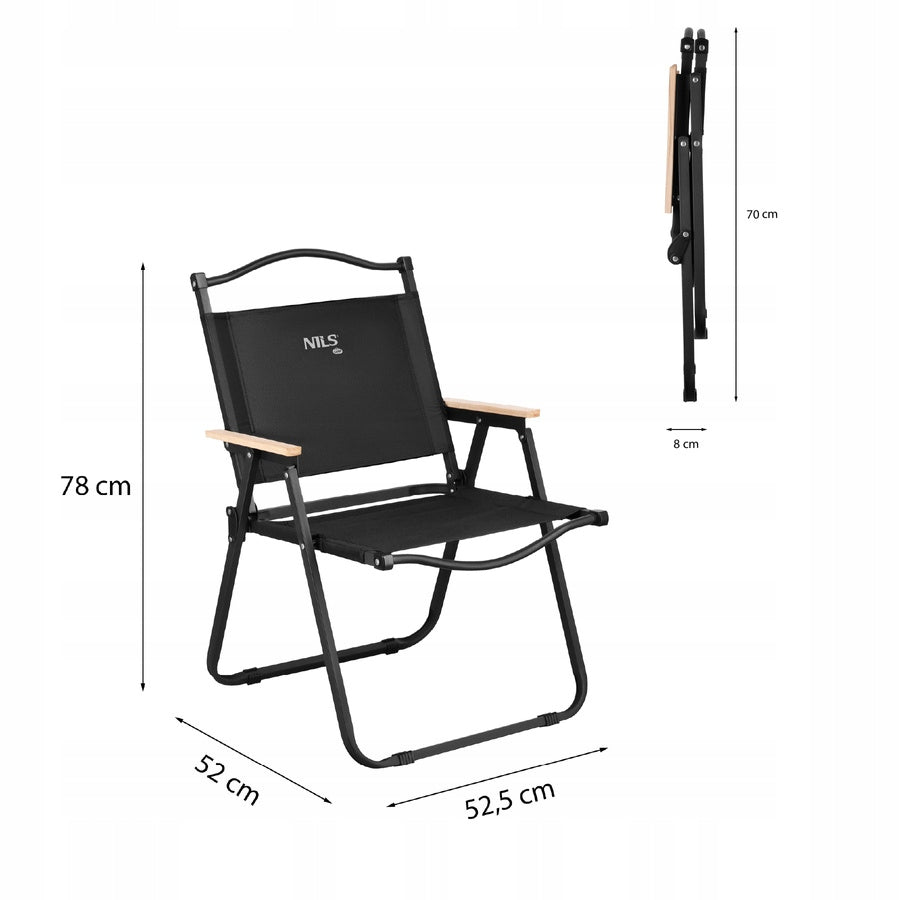 Tourist Chair Folding Camping Terrace Balcony Fishing NILS EAN (GTIN) 5908261688294