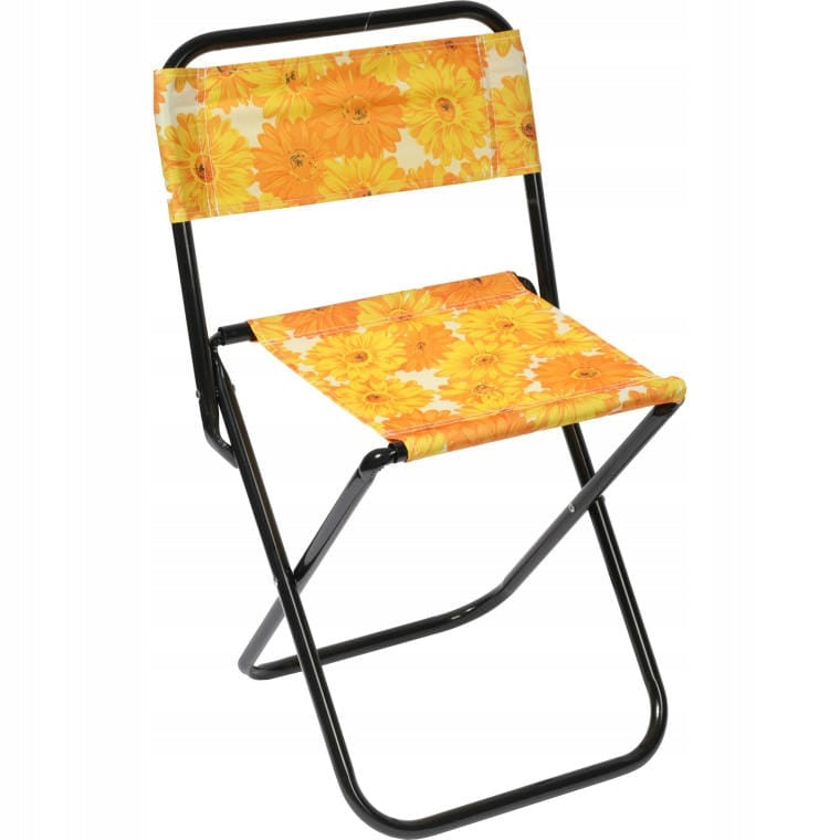 Tourist Chair Folding with Backrest Camping Garden Beach Goliat