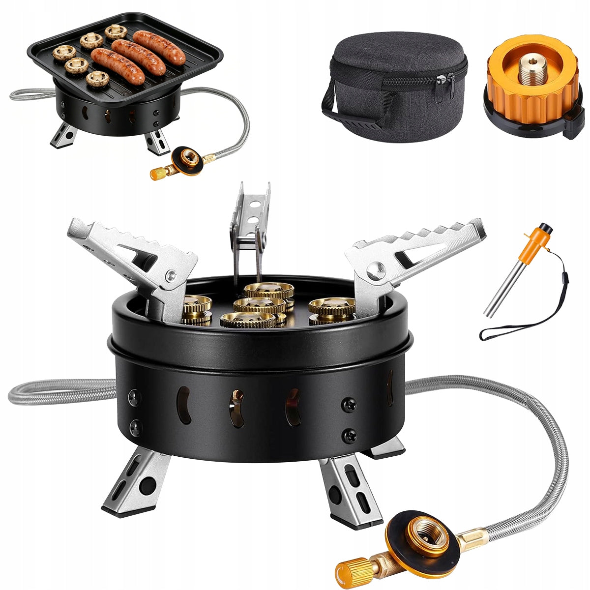 Tourist Gas Grill Portable Field Camping For Cartridges