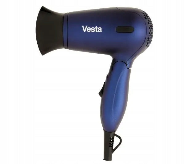 Tourist Hair Dryer Vesta ETD02 1300W Concentrator Blue Packaging status original