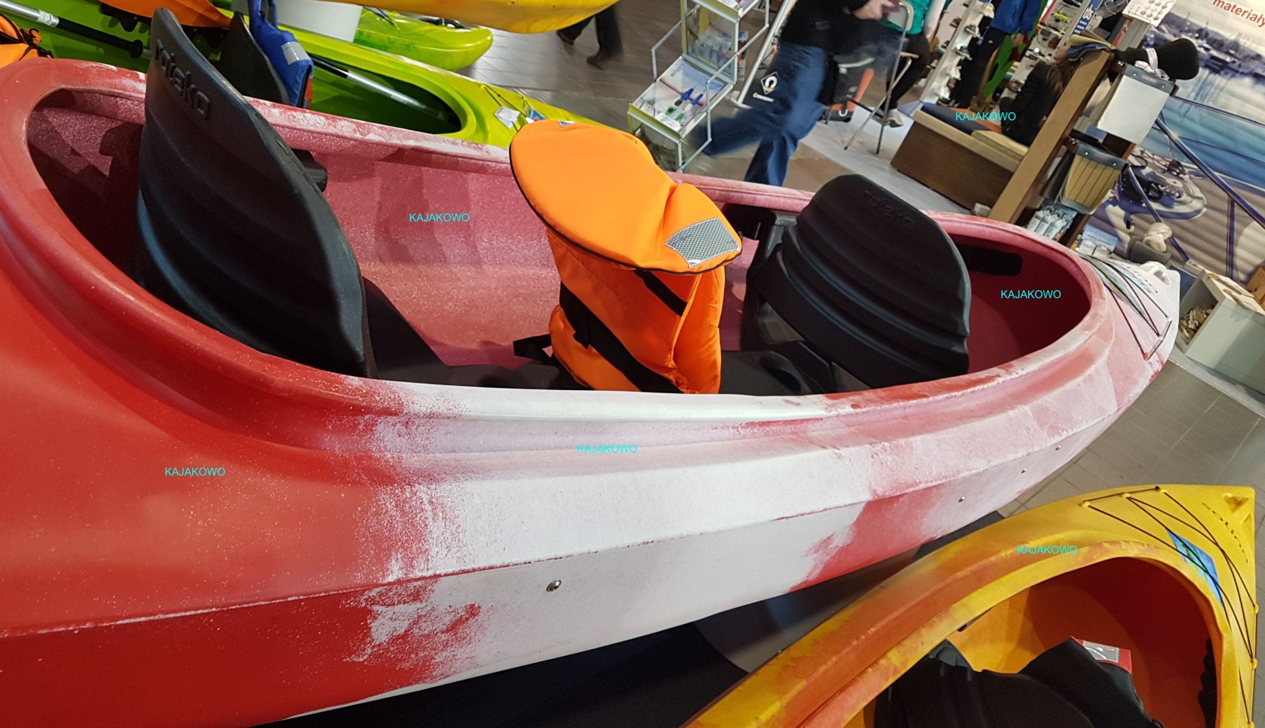 Tourist Kayak Roteko SOLINA 2+1 HDPE 480cm Family Expedition with Luke EAN (GTIN) 5906721180098