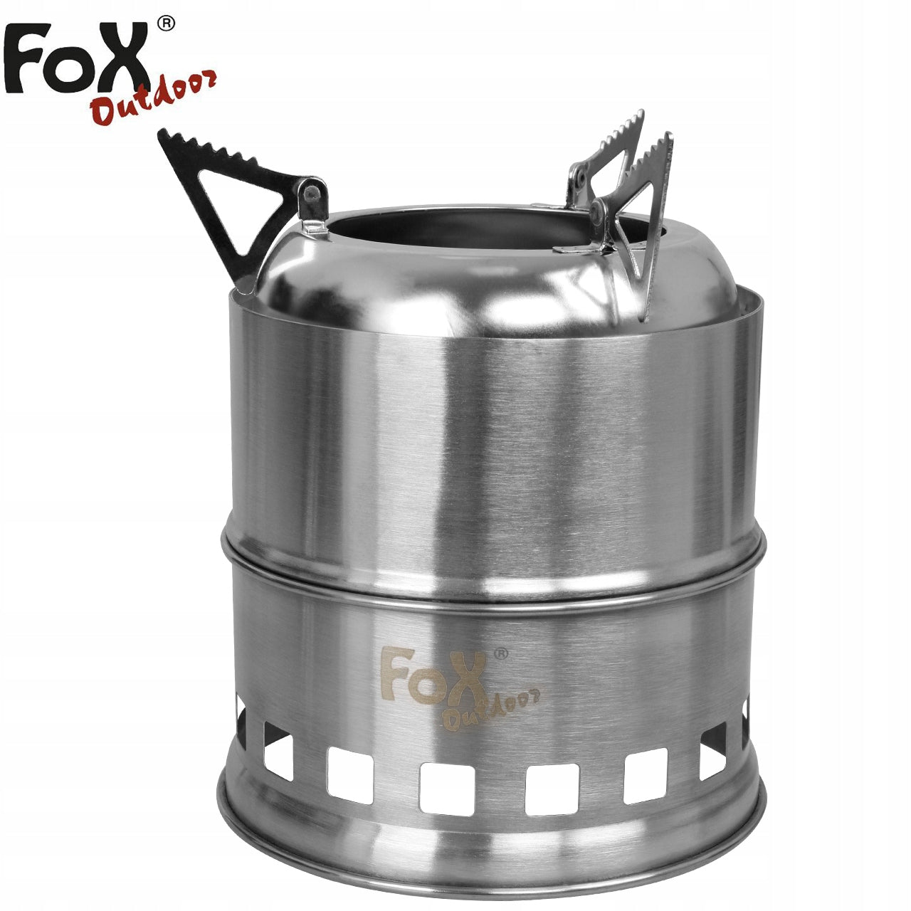Tourist STOVE FOLDING STEEL Kocher solid fuel MHF FOX OUTDOOR Manufacturer code 33690