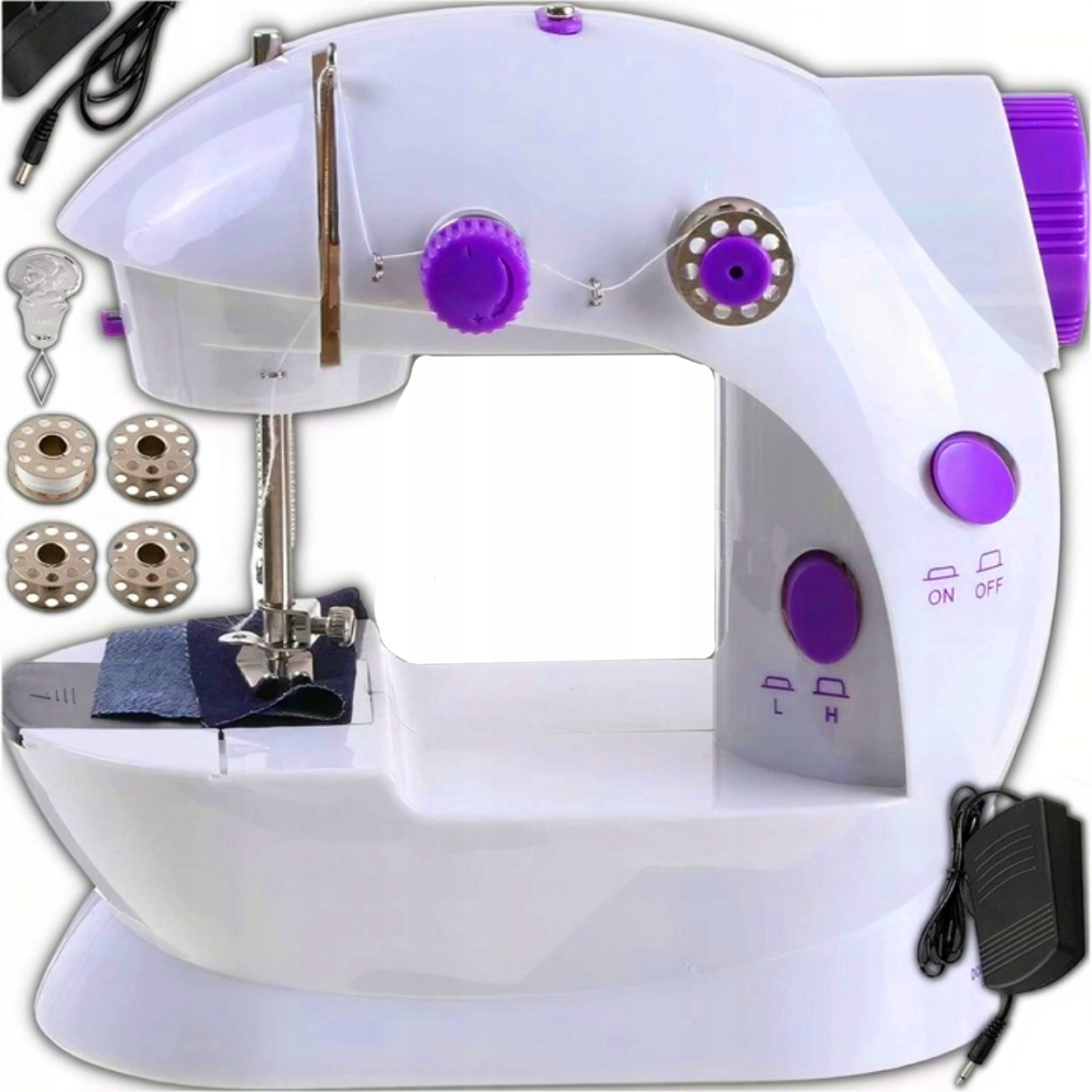 Tourist Sewing Machine MINI Portable LED in MODES + Set Akcesoria