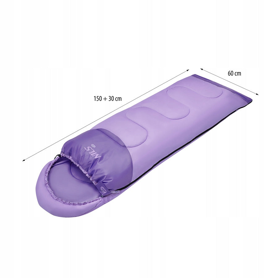 Tourist Sleeping Bag Warm Mummy With Hood 180x60 cm For Baby NILS Manufacturer code 15-04-137