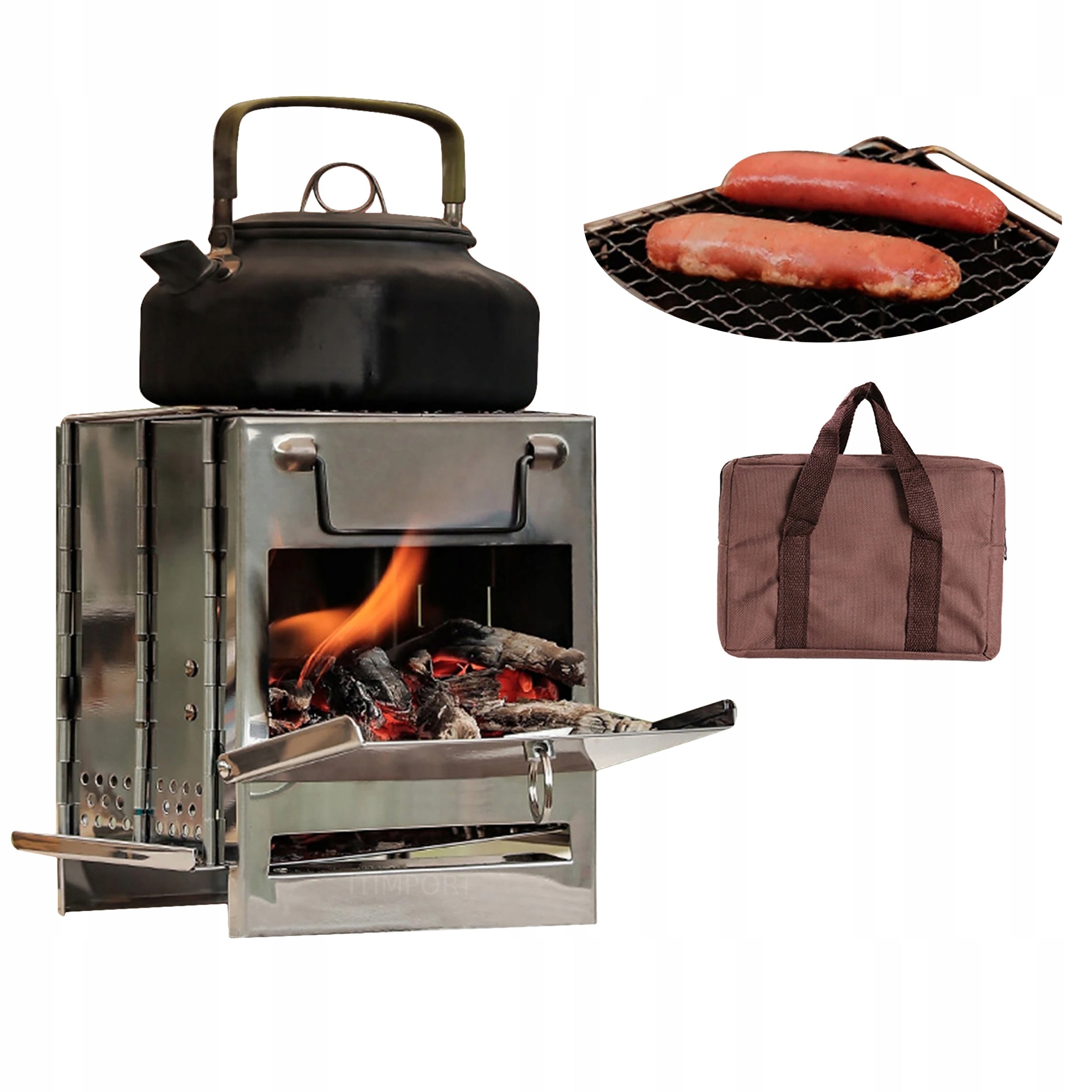 Tourist Stove FOLDING FOR BAG GRILL Stove SMALL HANDY Portable