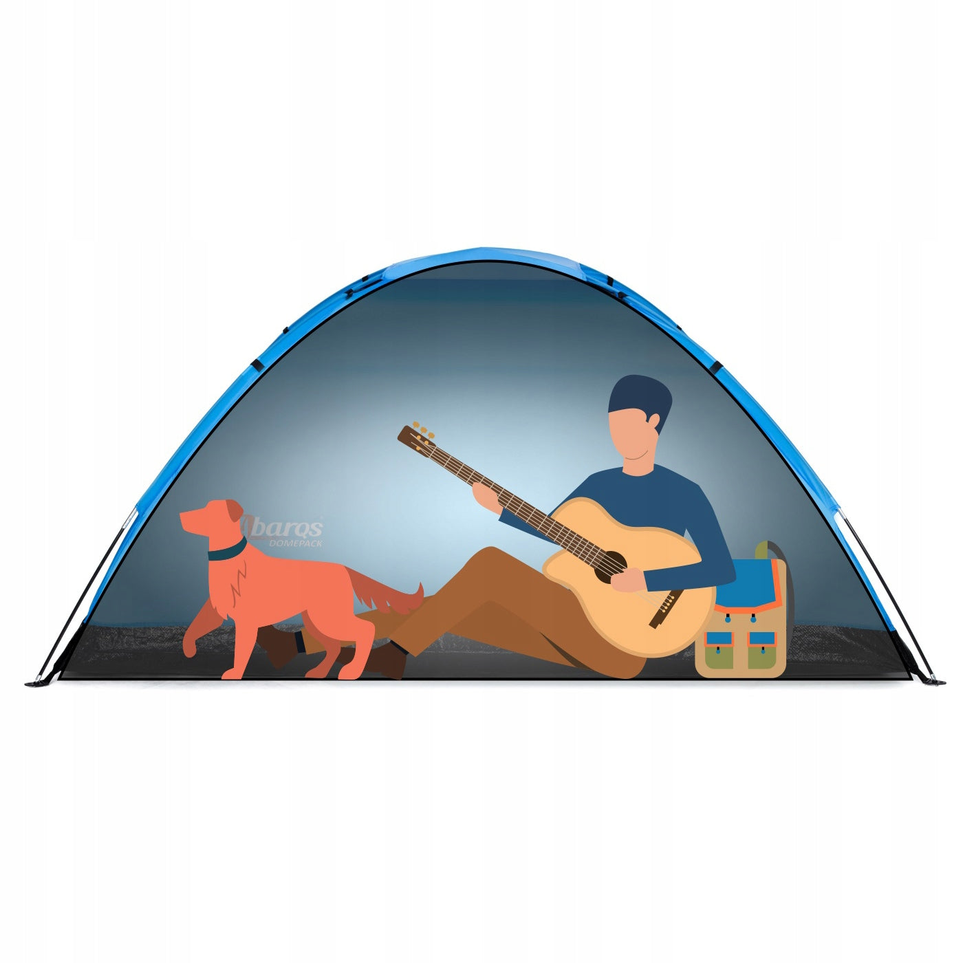 Tourist Tent 2-Person Camping Mosquito Net Waterproof Number of people 2
