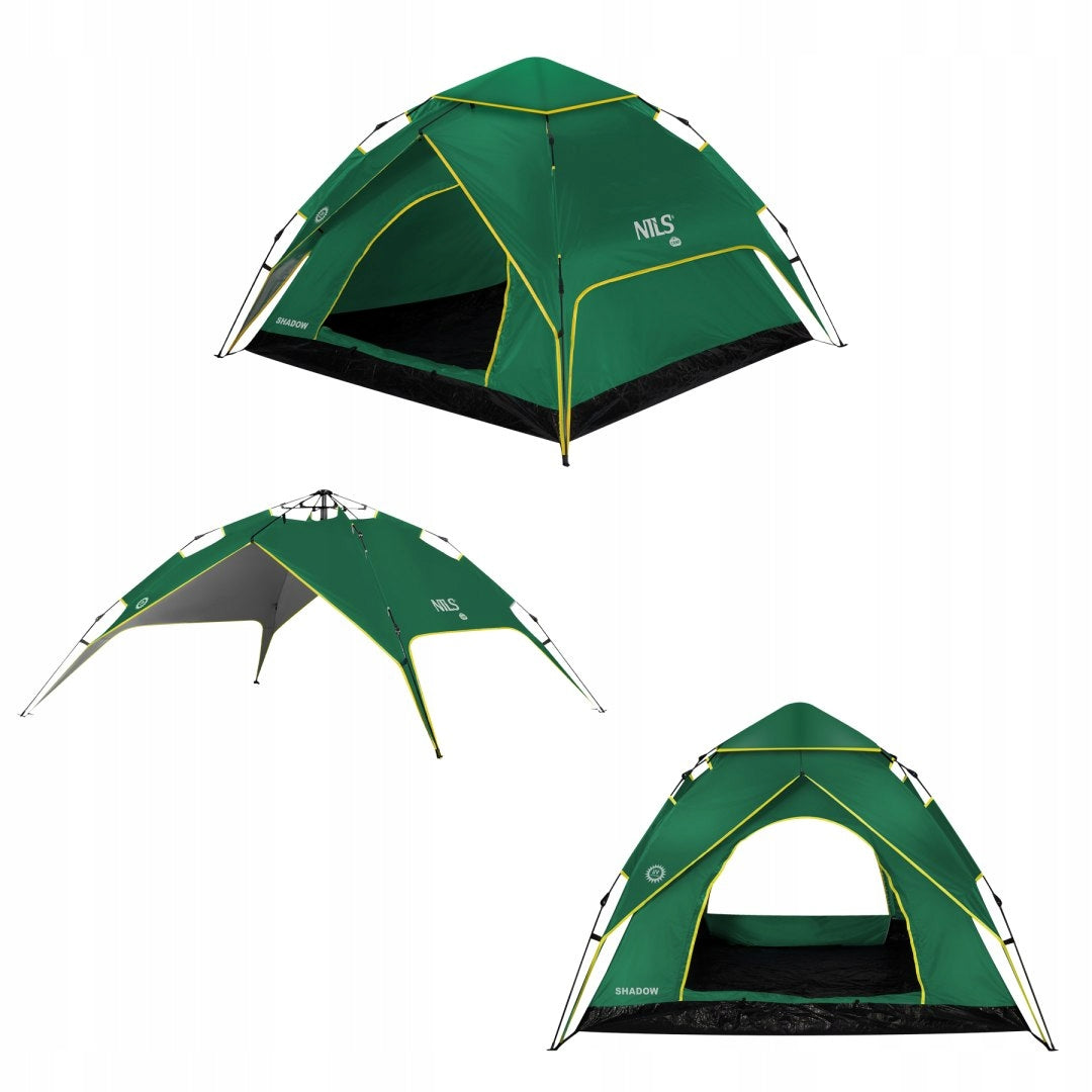 Tourist Tent 3 Person Waterproof Automatic Tropical + Cover
