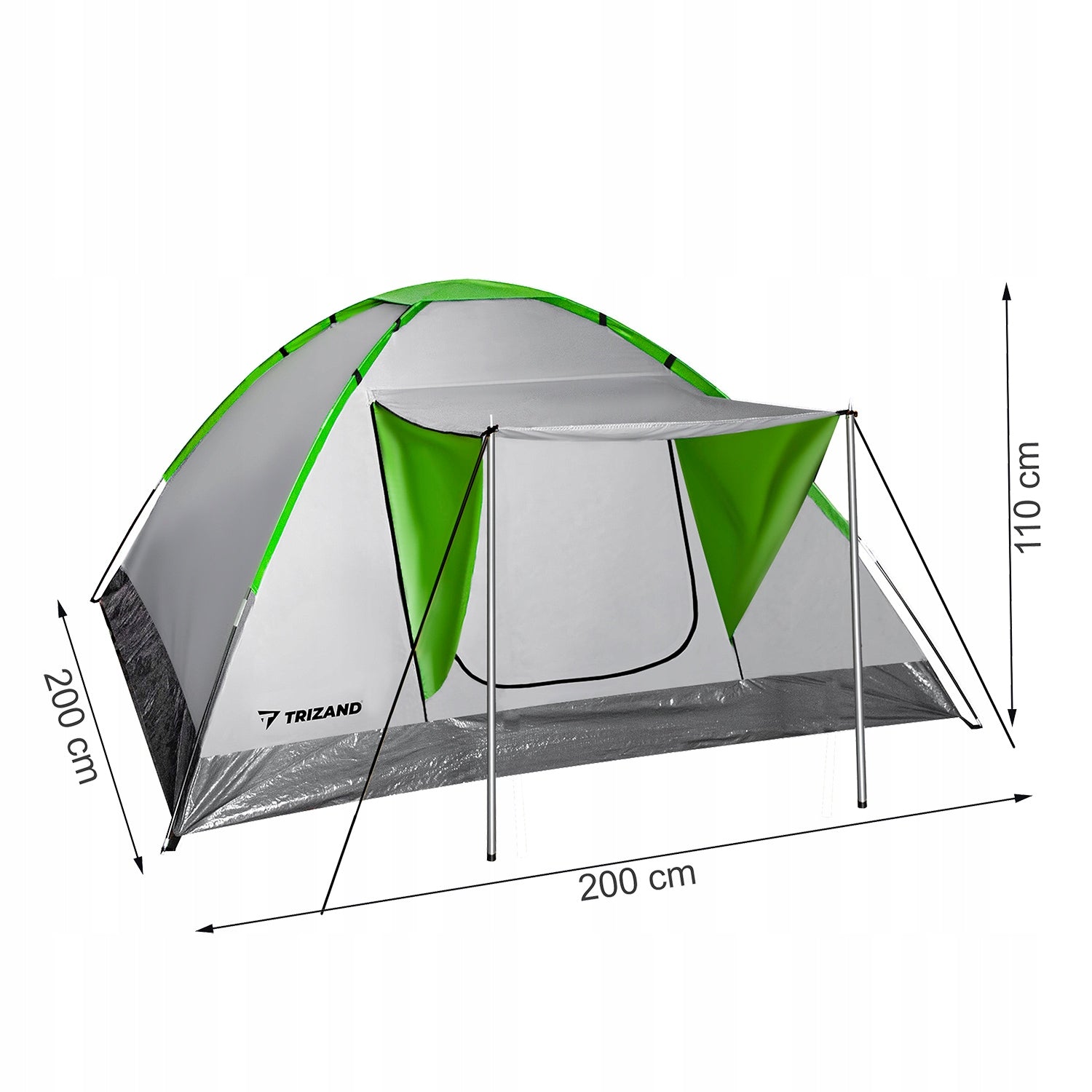 Tourist Tent 4 Person Camping Large Waterproof Family Canopy Model Namiot Montana na Kemping