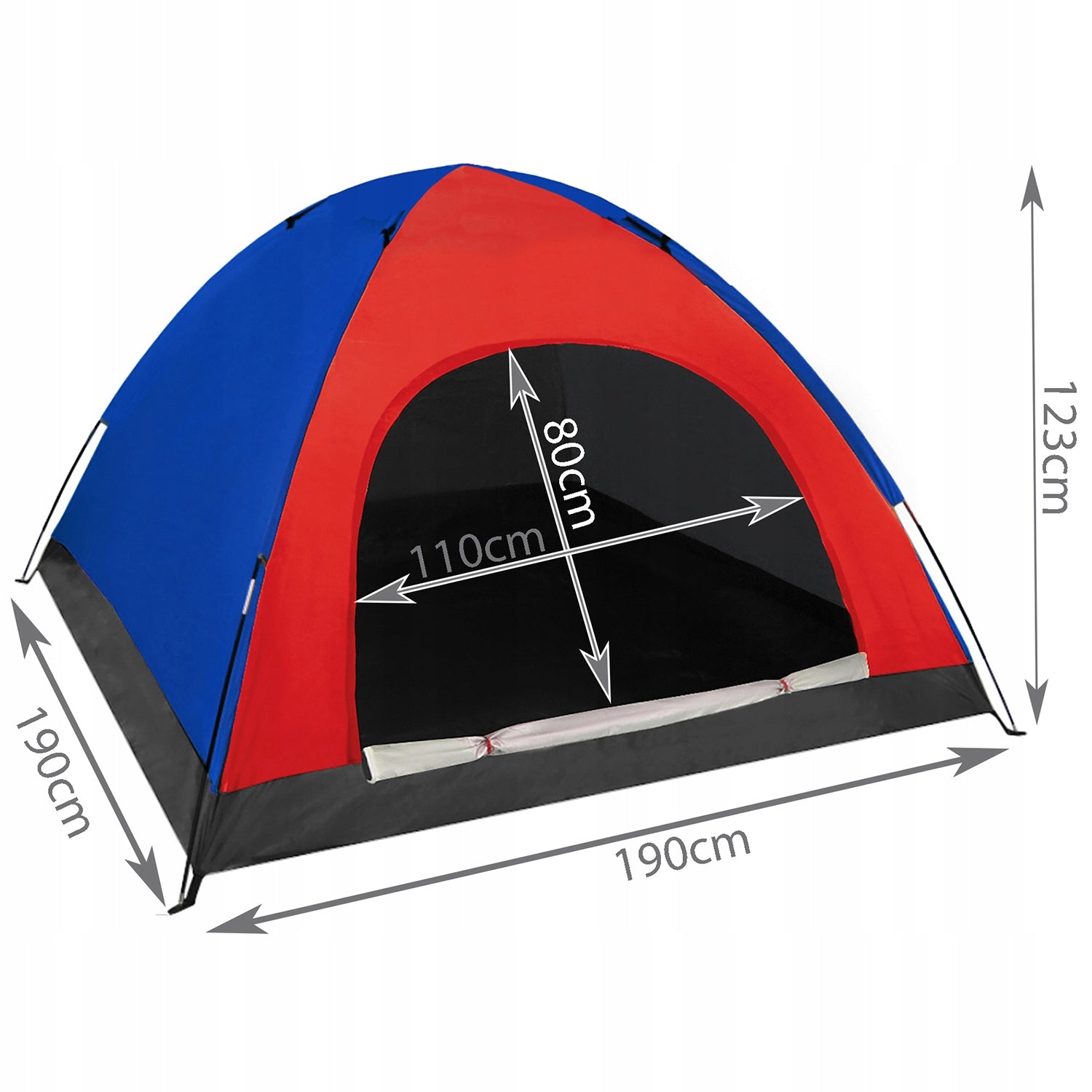 Tourist Tent 4 Person Camping Waterproof UV Mosquito Net for Camping Packaging status original