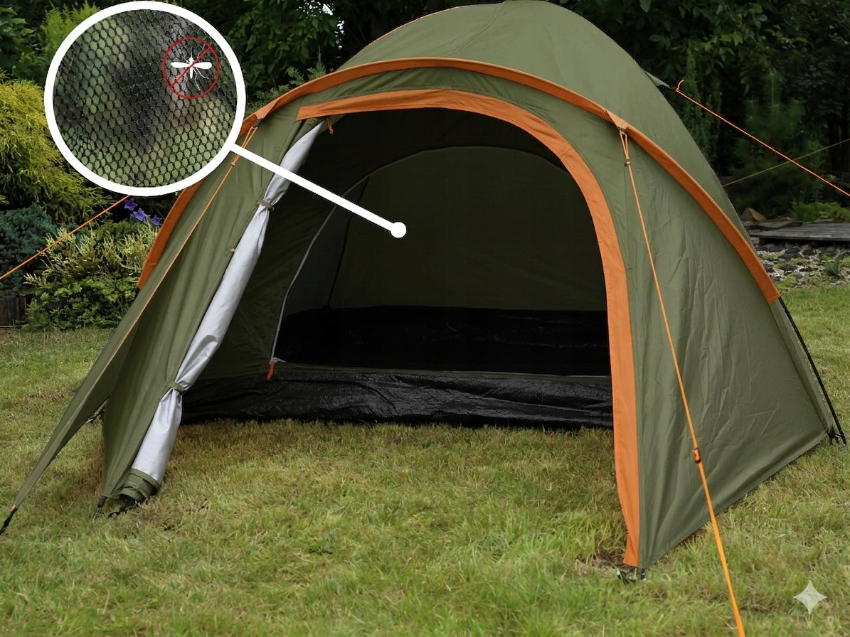 Tourist Tent ACCO 4 Person 3000 mm Tropical Waterproof AbarQs Packaging status original