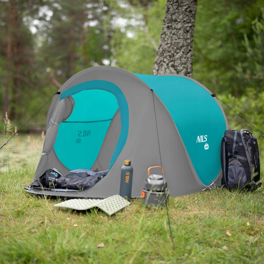 Tourist Tent Self-Assembly Camping Beach Waterproof Large Brand Nils Camp