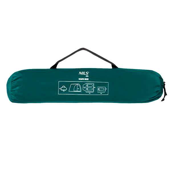 Tourist Tent Water Resistant Large For 2 People NILS Camping 275x150 cm Waterproofness 3000 mm