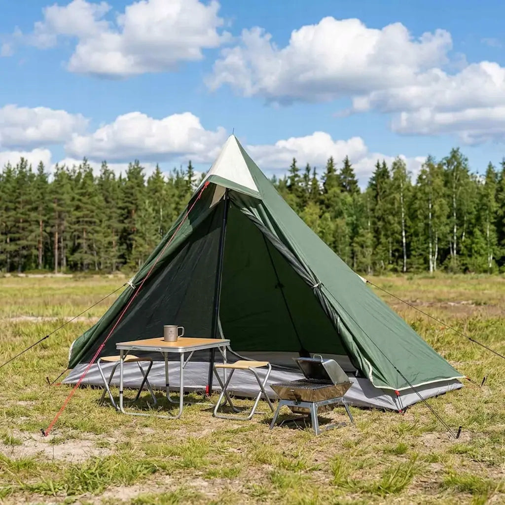 Tourist Tent green 222 x 85 x 125 cm Manufacturer code 42017415