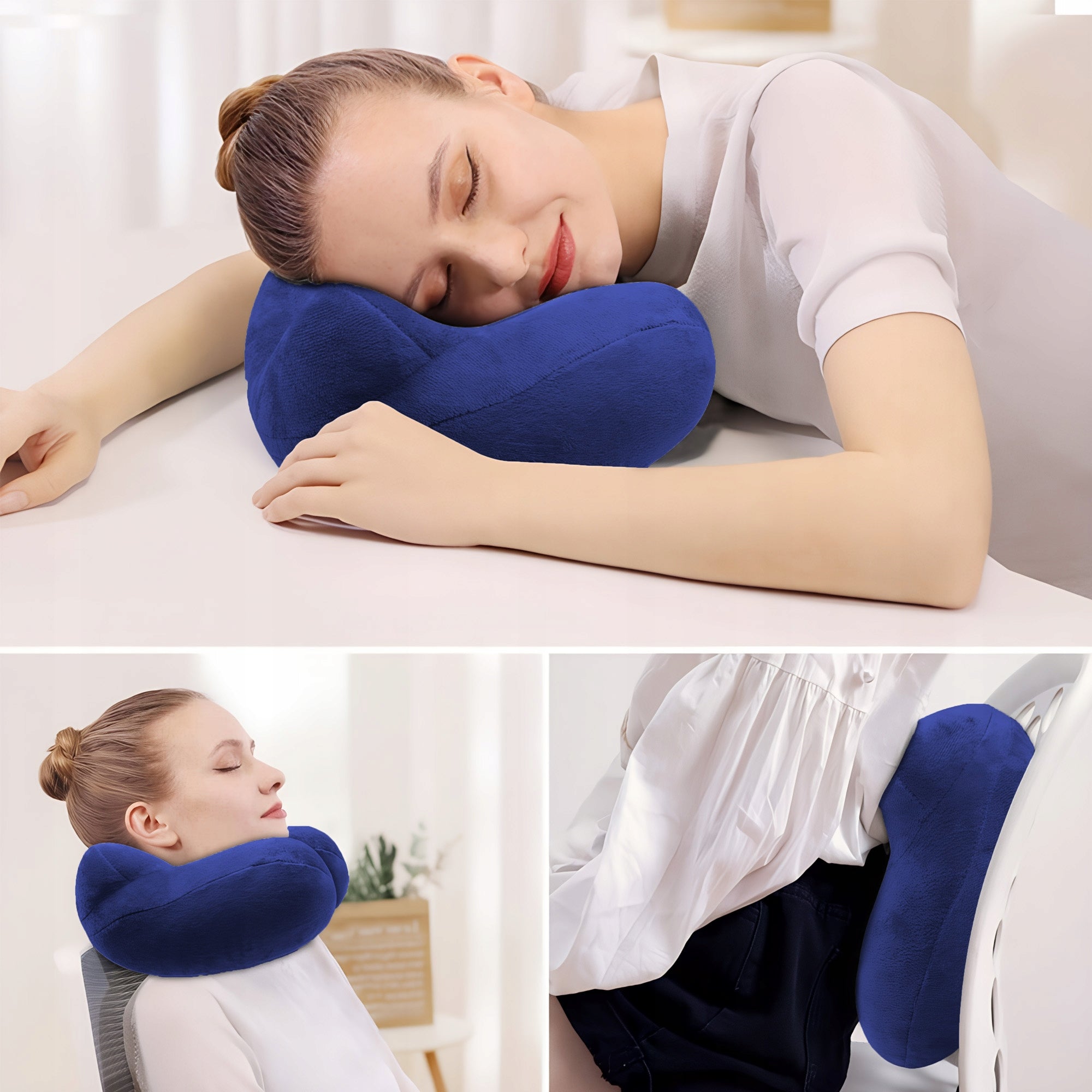 Tourist Travel Pillow Inflatable for Airplane Rogal for Neck Sleeping Brand Vitolog