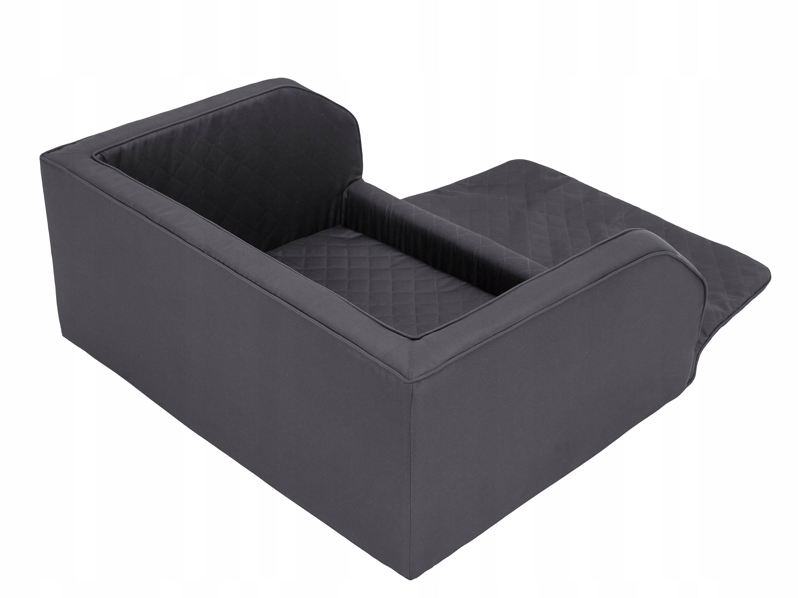 Tourist bed for dog trunk 92x70cm Color gray