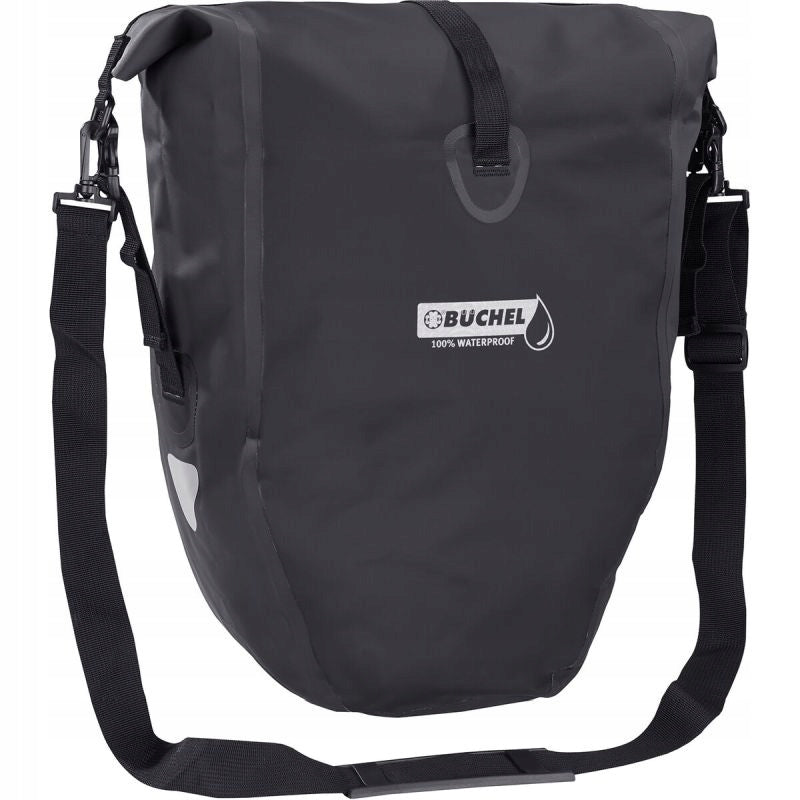 Tourist bicycle pouch waterproof rear 25l Buchel Color black