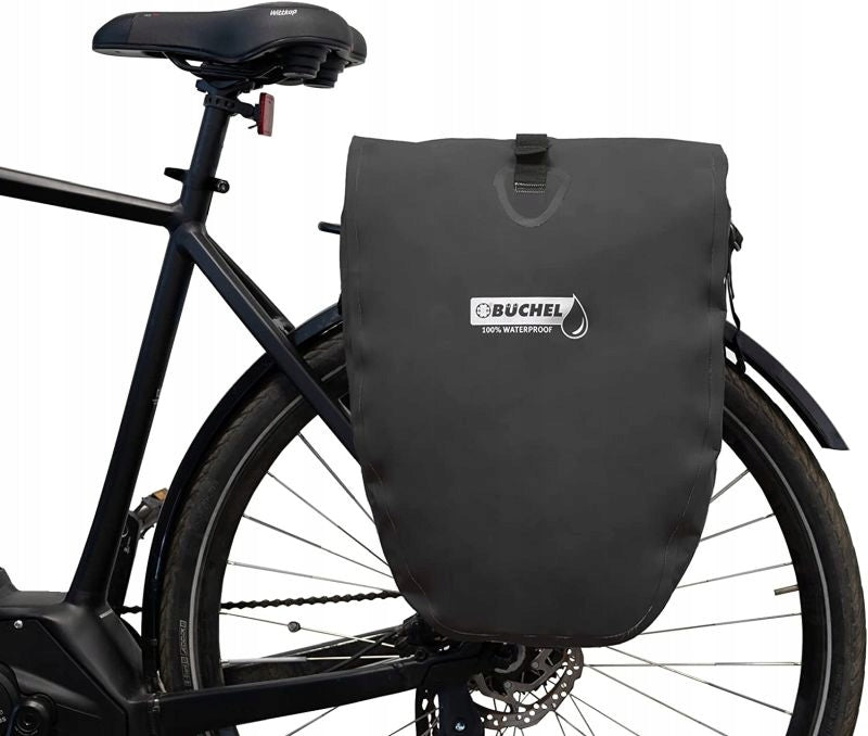 Tourist bicycle pouch waterproof rear 25l Buchel