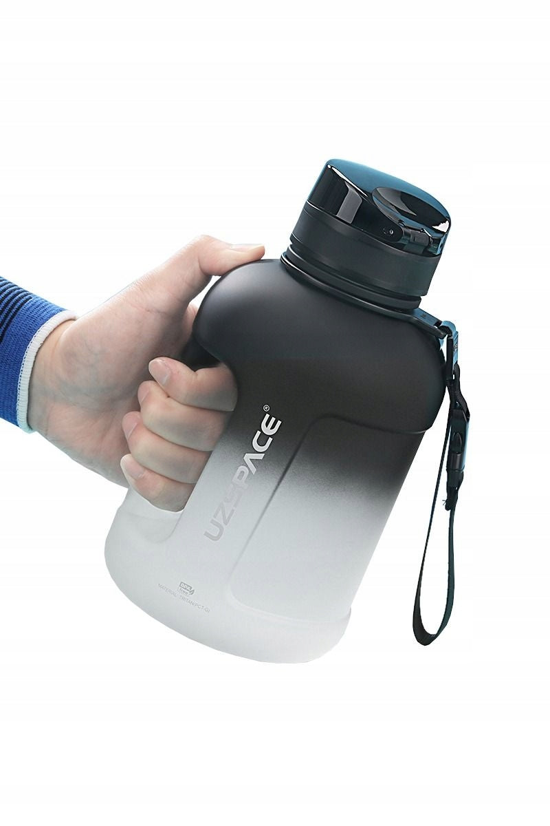 Tourist bottle Uzspace Tritan Gradient 3065 1700 ml black and white