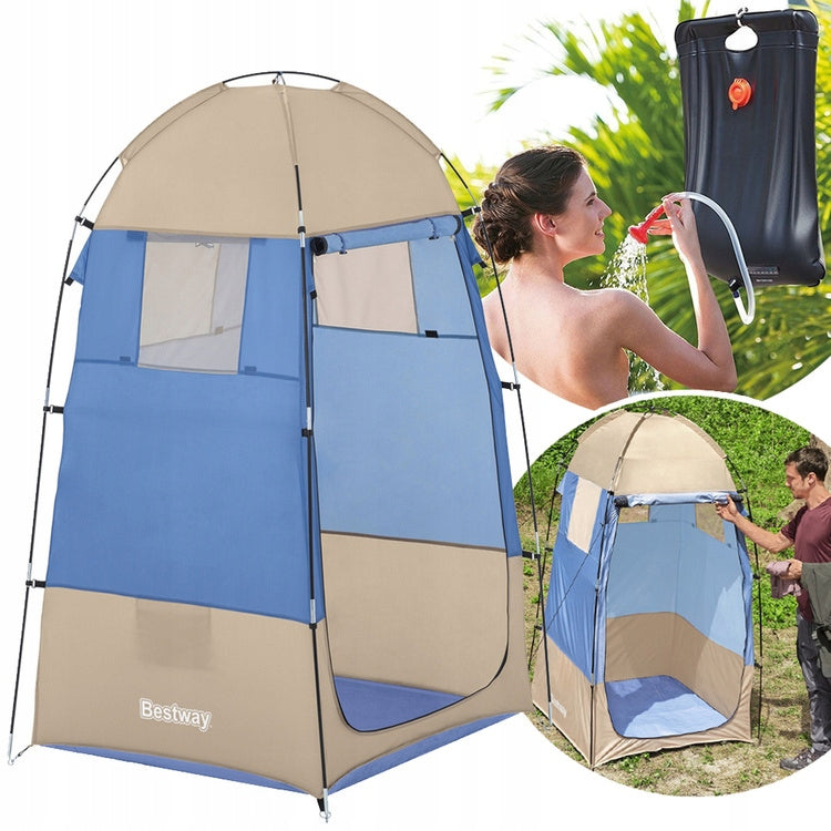 Tourist changing room 190cm + solar shower 20L SET Bestway 68002