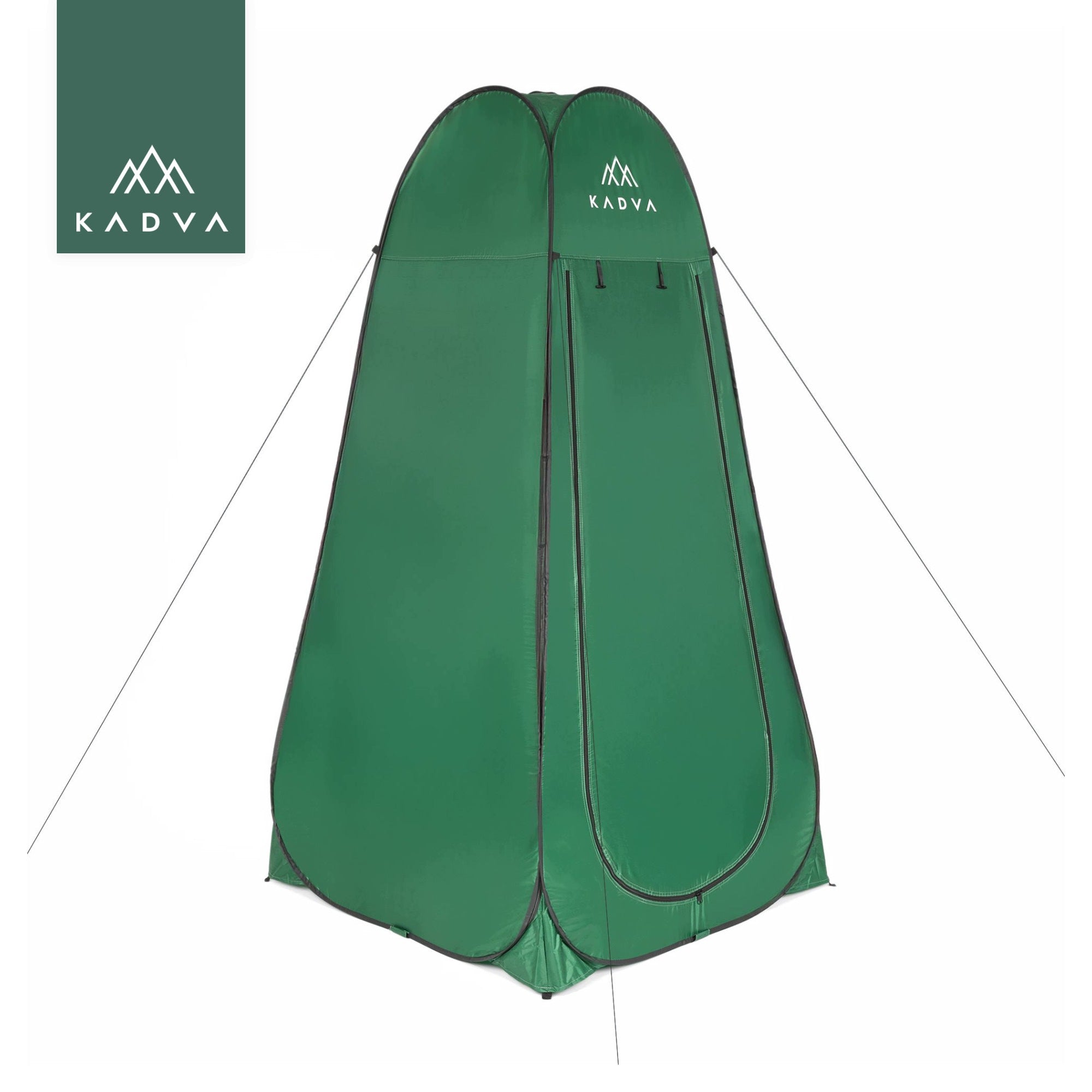 Tourist changing room KADVA Sedo folding green SELF-FOLDING Packaging status original