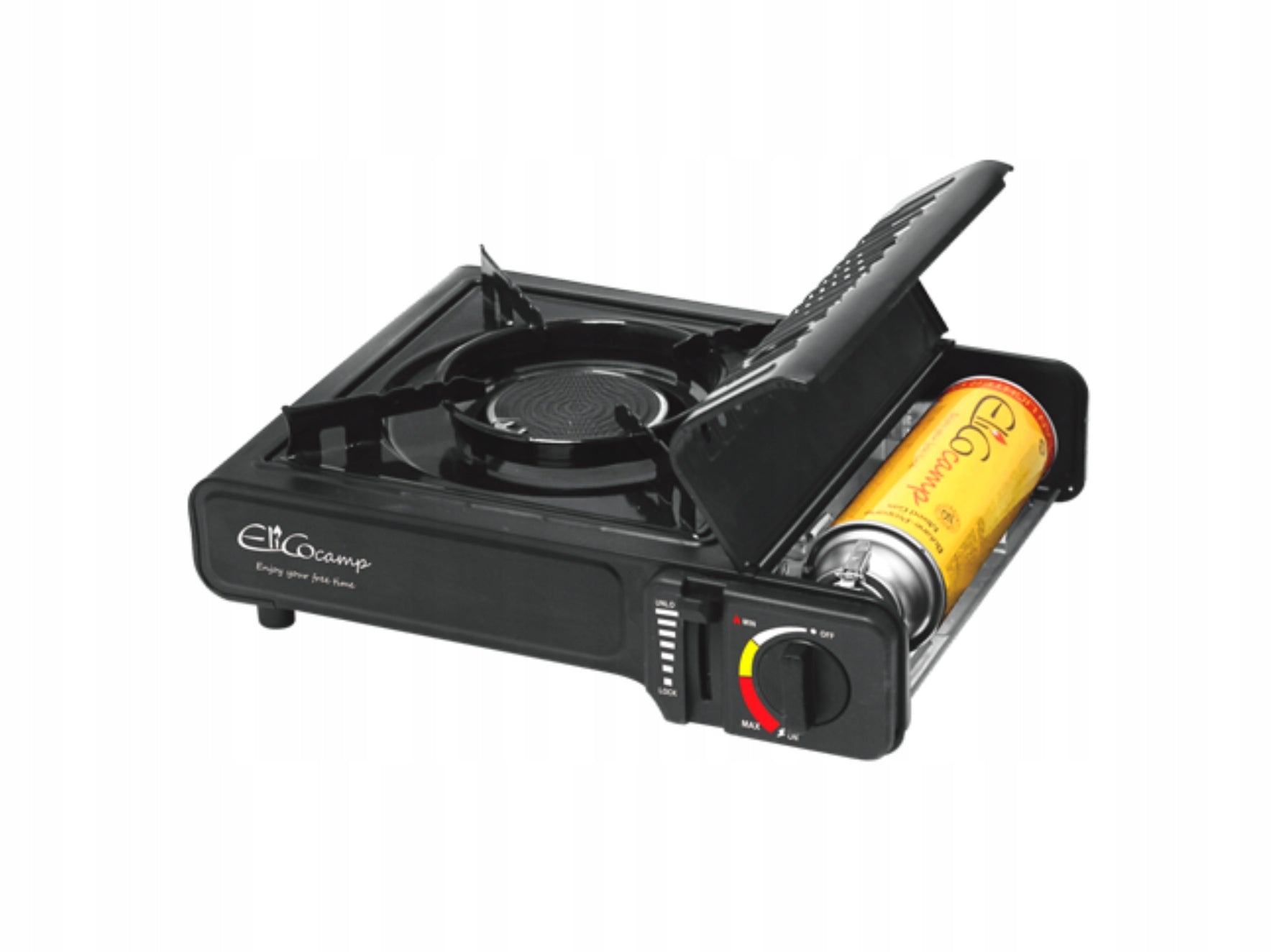 Tourist cooker with ceramic burner
