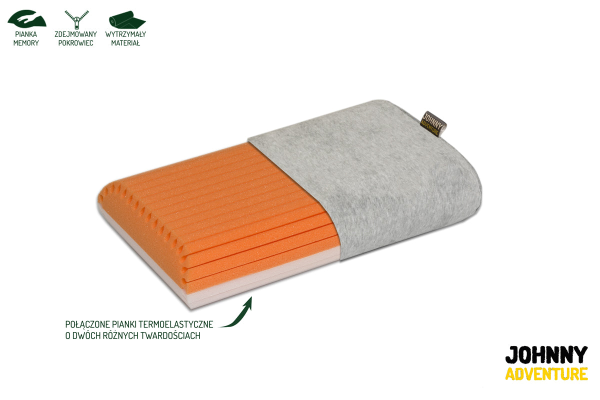 Tourist cushion FOAM GREEN Color green