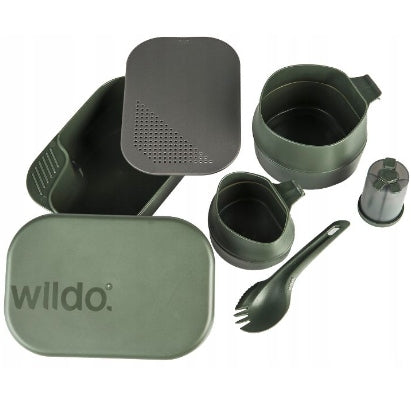 Tourist dishes Canteen HELIKON WILDO Camp-A-Box Complete Olive Green