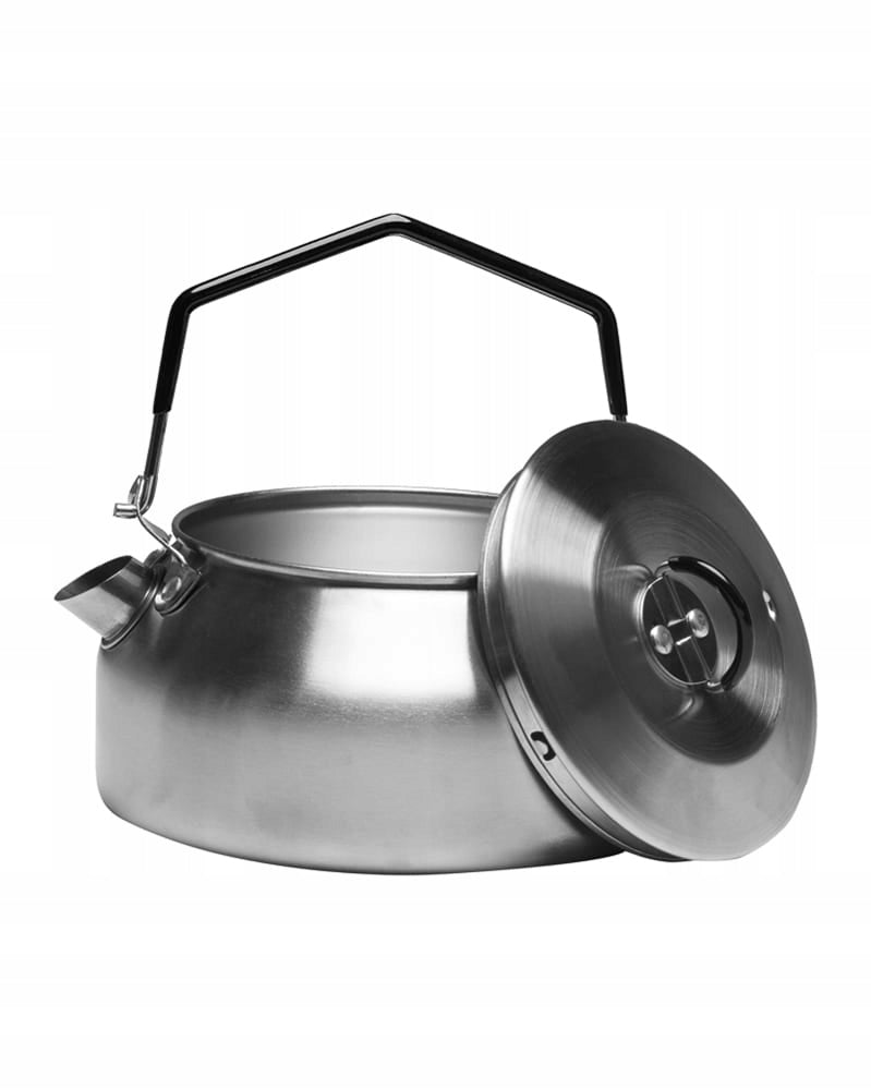 Tourist kettle Mil-Tec Stainless Steel Tea Kettle 1 l - Blank