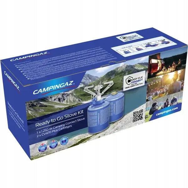 Tourist stove Campingaz CAMPING CONNECT 1250W 2x CV470 cartridge Manufacturer code 2232449
