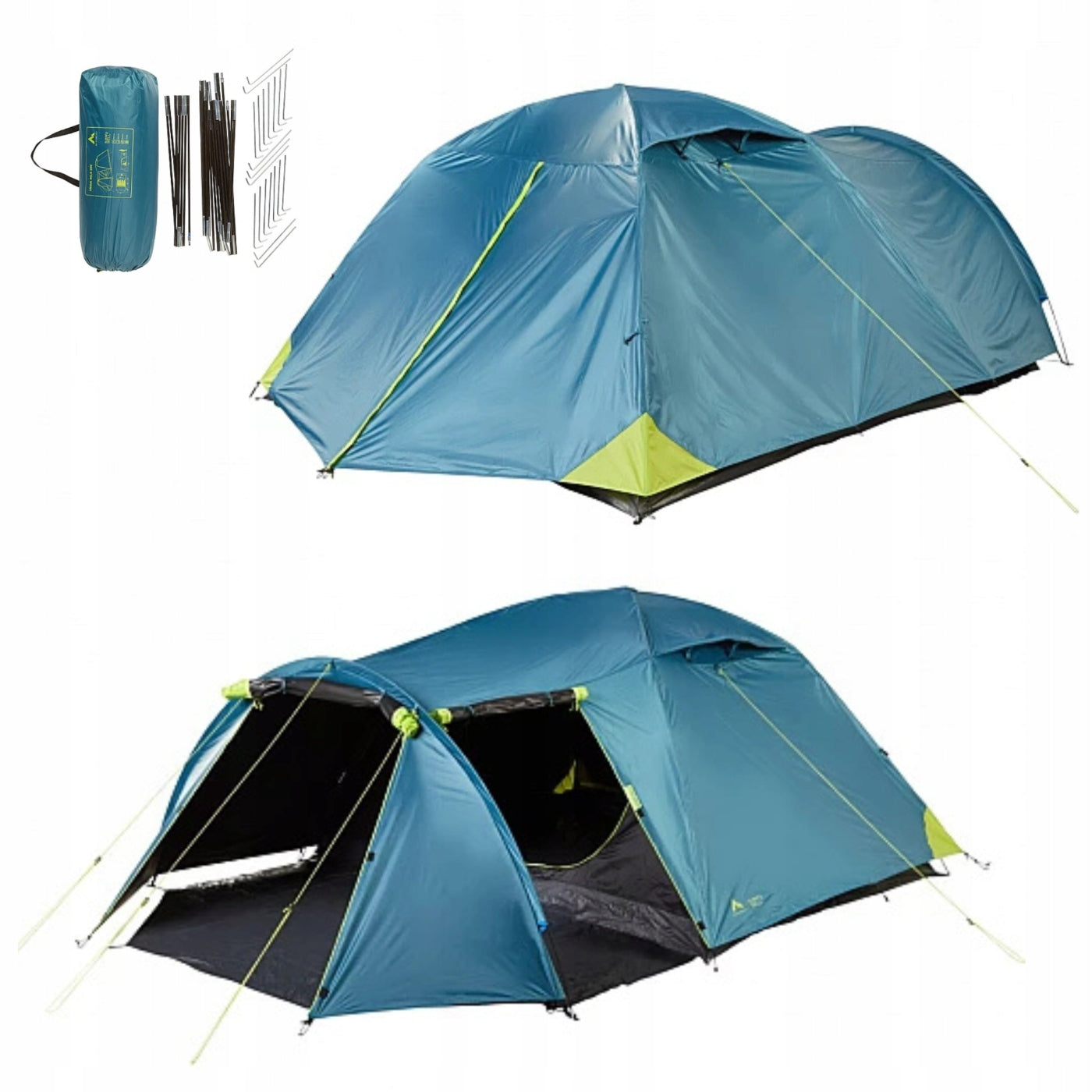 Tourist tent 4-person McKinley Vega lightweight waterproof r. 4os