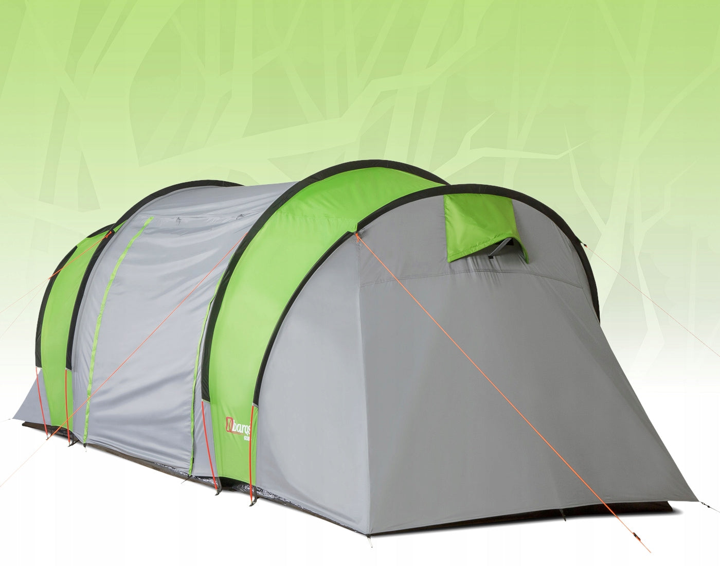 Tourist tent 6 - 8 persons 2 bedrooms large vestibule Brand AbarQs