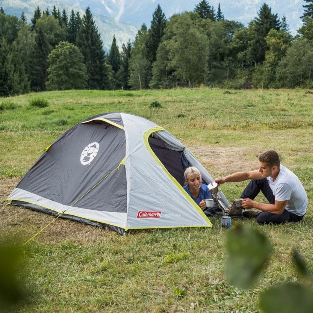 Tourist tent Coleman Darwin for 2 people, waterproof Kind travel