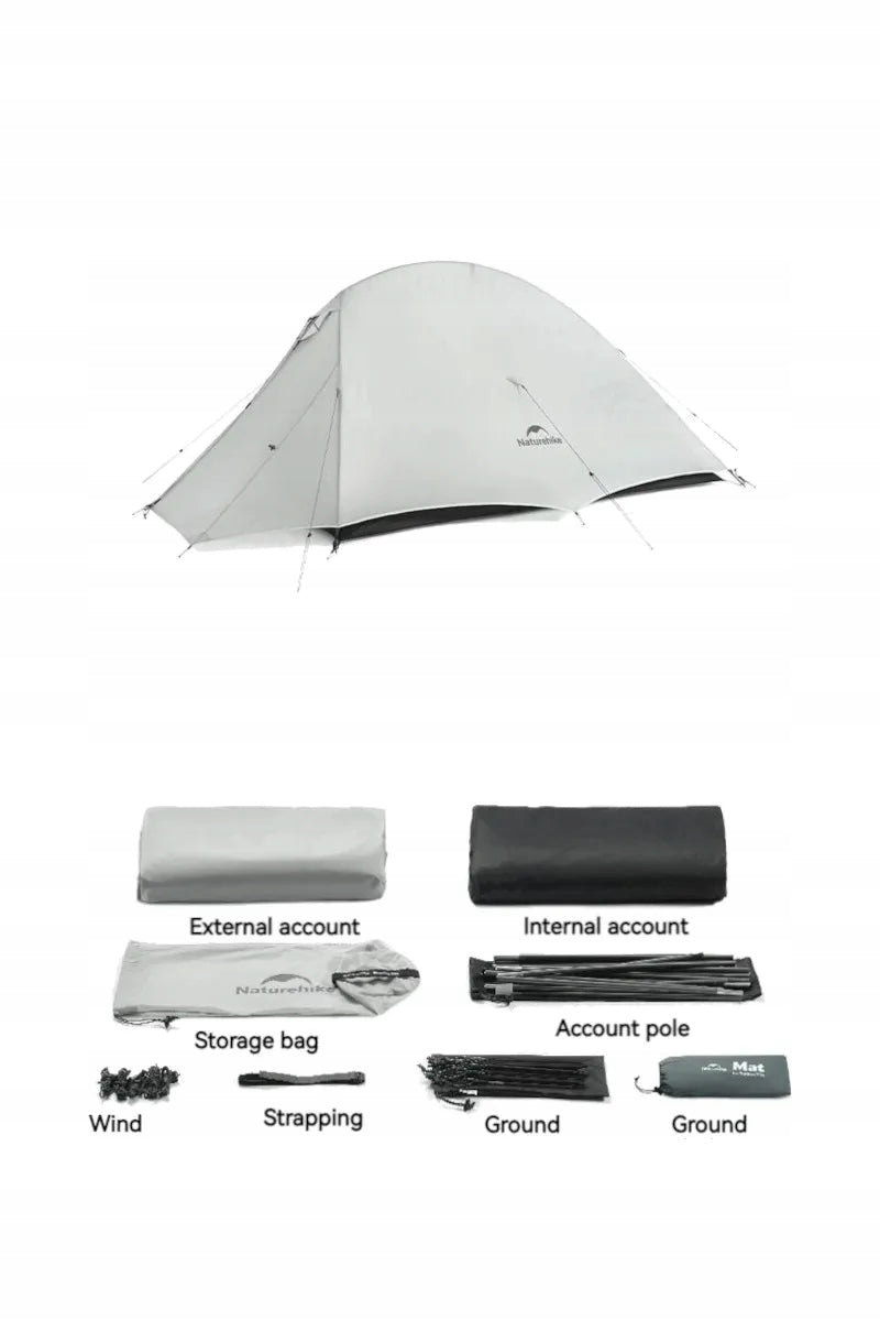 Tourist tent Naturehike Cloud Up 1 Ul 15D CNK2450WS017 1os. Color white