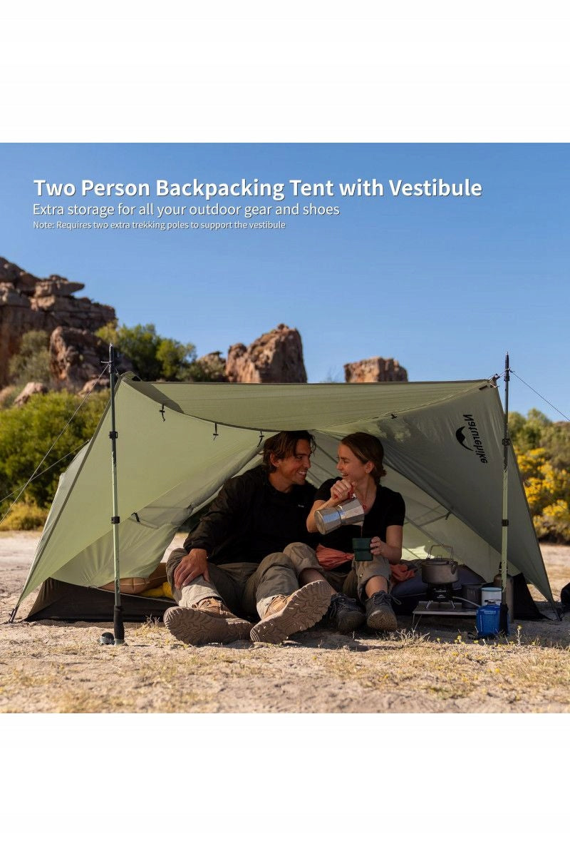 Tourist tent Naturehike Mongar Pro 20D CNK2550WS037 2os. brown Weight 1.76 kg