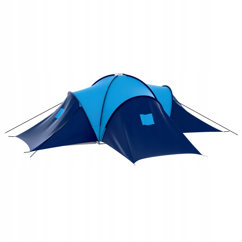 Tourist tent for 9 people, navy blue-blue Brand VidaXL