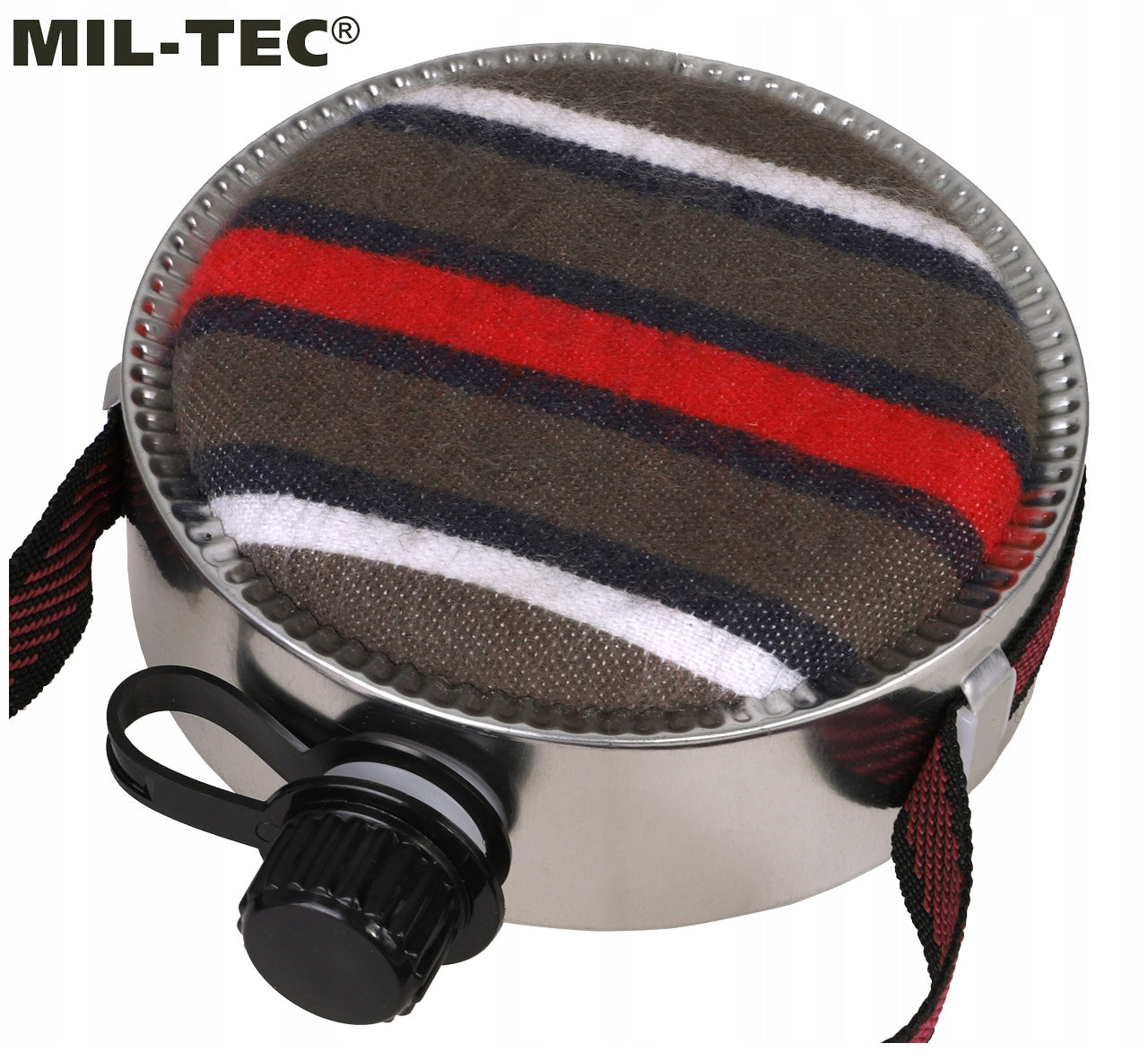 Tourist water canteen round MIL-TEC WESTERN 750ml water bottle on strap Brand Mil-Tec