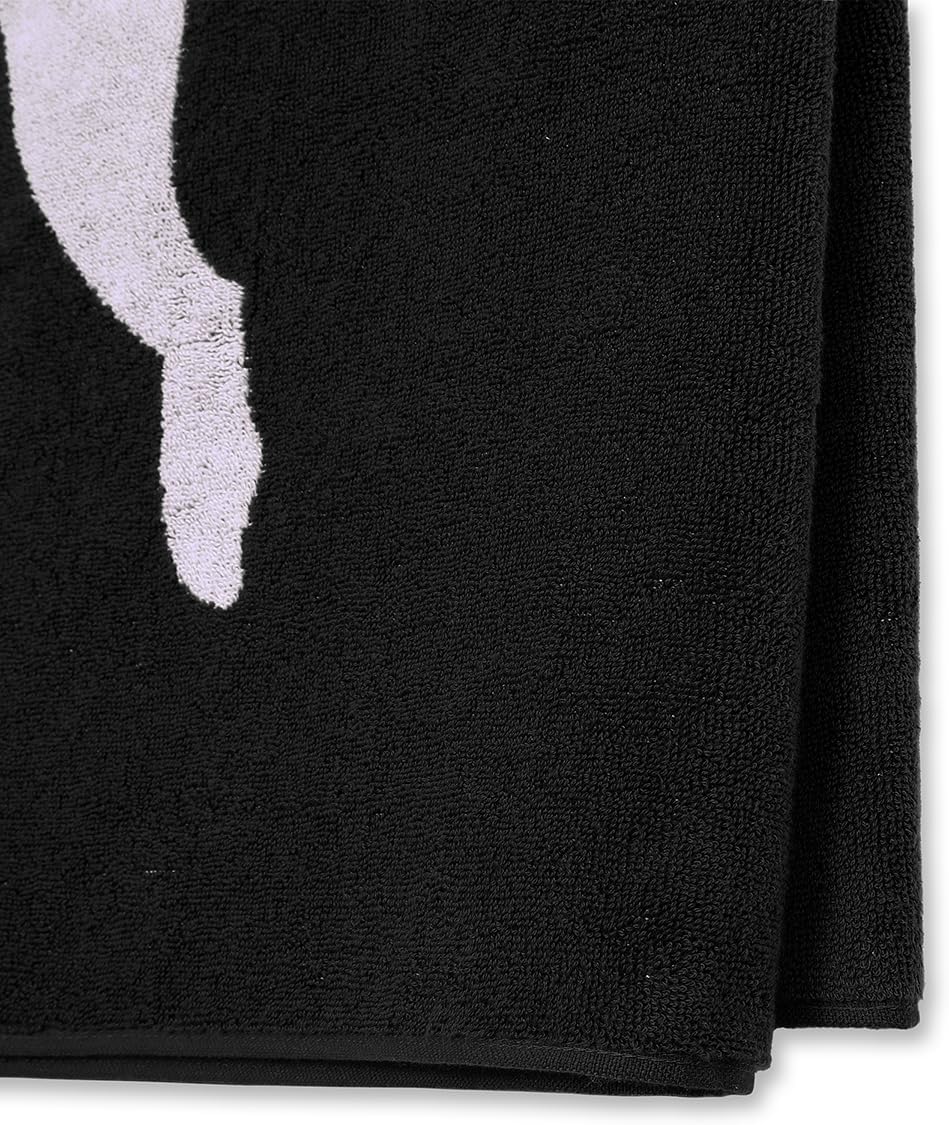 Towel Puma Swimming Pool Beach for Training Black 50x100 cm Y6216 Length 100 cm